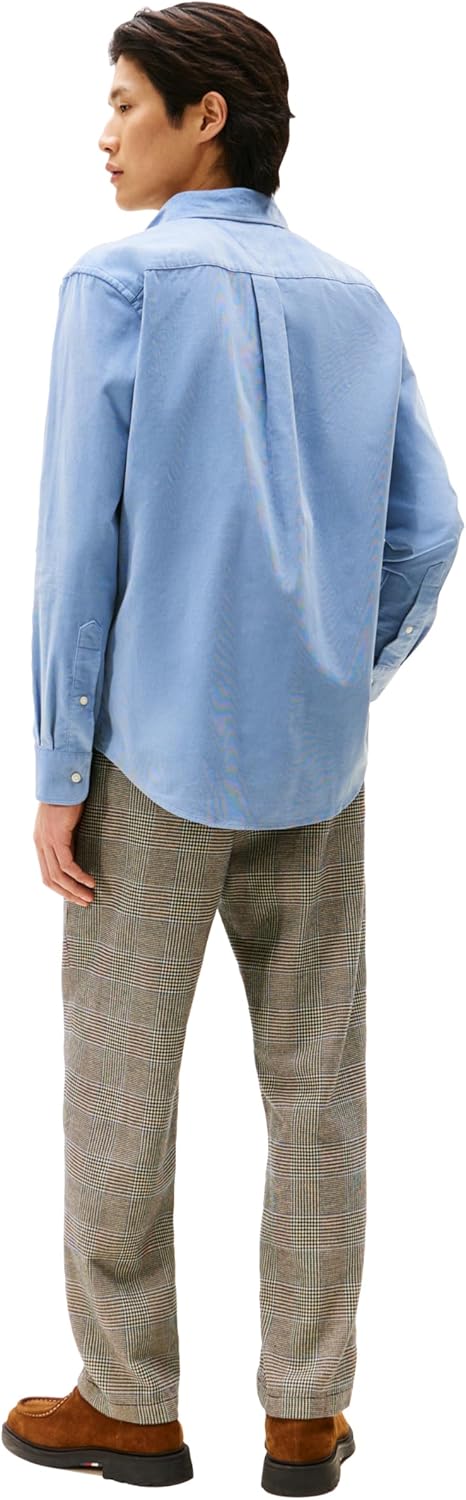 Tommy Hilfiger Long Sleeve Corduroy Regular Fit, Men's Button Down Shirt